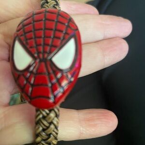 Red Spider-Man Braided Bracelet